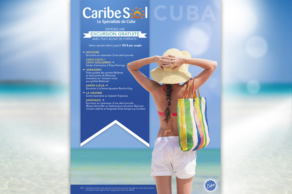 Caribe Sol Publicités magazine