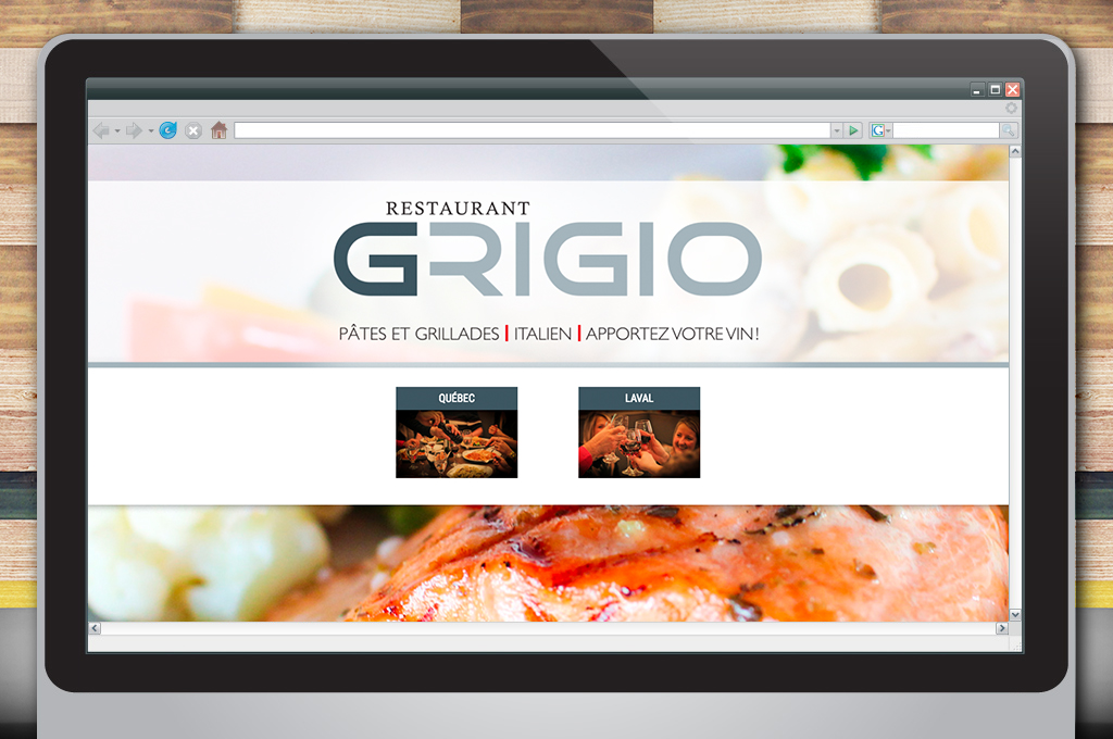Restaurant Grigio Site web1