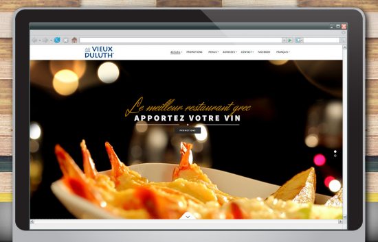 Accueil site web Au Vieux Duluth