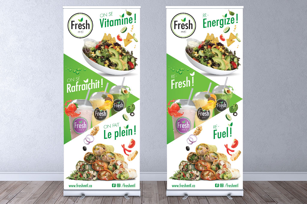 Fresh Roll-Up Banners